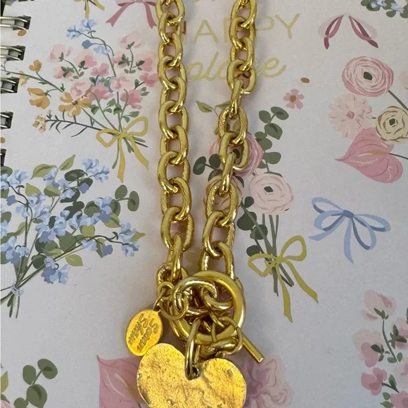Gold Heart Pendant Necklace - Picture 6 of 6